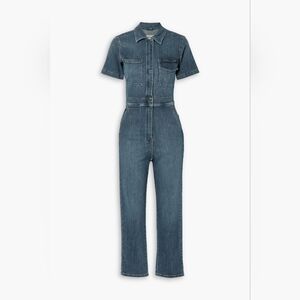 Rivet.Utility Denim Short Sleeve Jumpsuit. Size L. EUC.